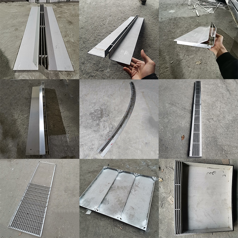 304不锈钢地沟盖板厨房排水沟盖板格栅201明沟雨水篦子下水道井盖