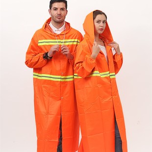 长款 环卫大褂雨衣 园林工作服 精品环卫q雨衣 大褂雨 保洁服雨衣