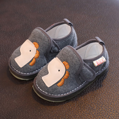 宝宝室内布鞋男童1一3岁2婴儿地板鞋软底学步婴幼儿鞋子居家鞋女4