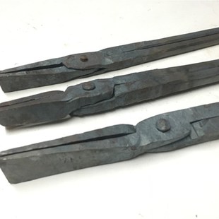 铝锭夹钳手工锻打铁匠火钳扁咀钳夹热处理铁夹子工具钳产品钳