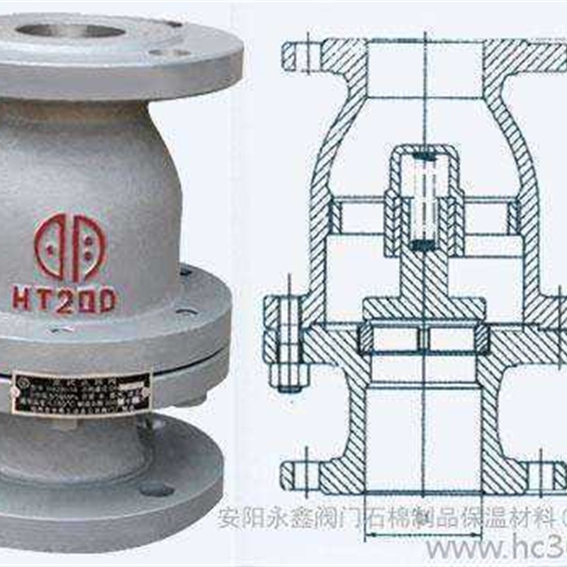 宇明牌立式止回阀H42H-16Q法兰止回阀消声止回阀消音止回阀DN5080