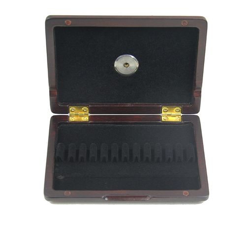 双簧管哨片盒 oboe 哨子盒7 810 12 20 40片  实木红色放哨片盒