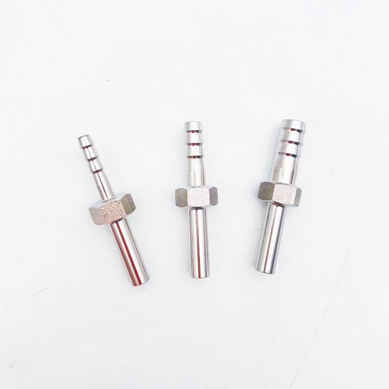 不锈钢316L直管转接头 1/4直管转卡套1/4直管转宝塔头