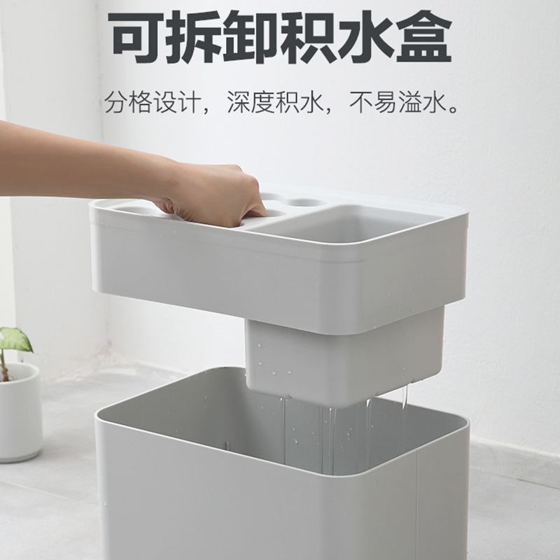 家用雨伞架商用办公室门口大堂放雨伞收纳架短伞置地入户沥水雨伞