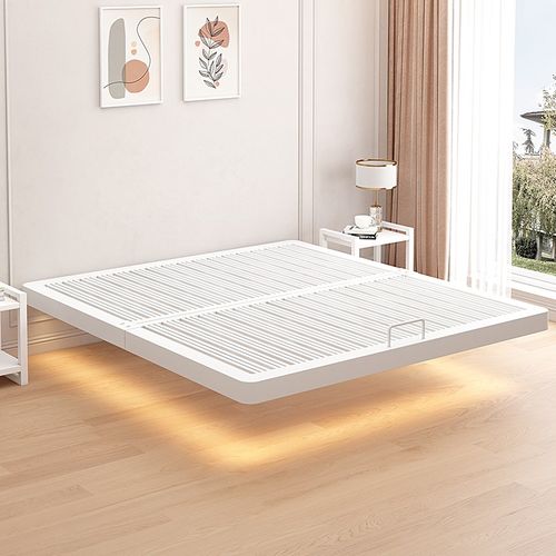 悬浮床架钢架铁艺床架子排骨架无床头榻榻米悬空单双人床家用主卧