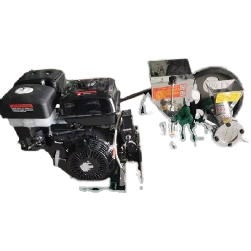 圣地多功能用B007蓬化机E008面粉机五谷杂粮玉大米爆米花机汽油机