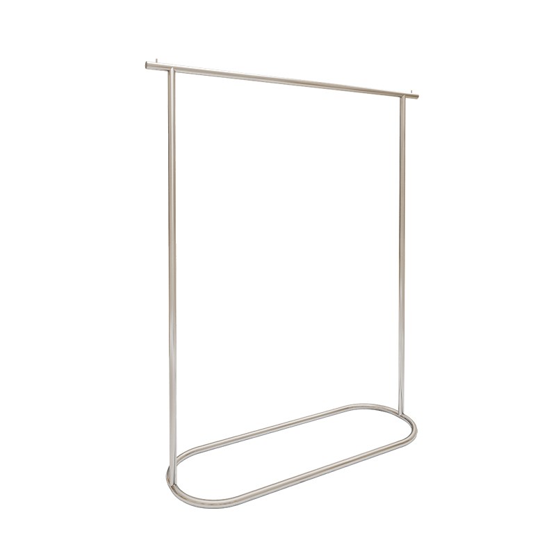 童装店展示架陈列架落地式挂衣架不锈钢中岛衣服架子男女装店货架