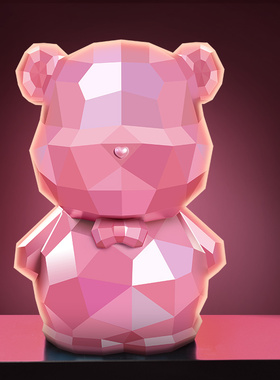 呆闷德 创意家居装饰品存钱罐只进不出客厅玄关桌面高档摆件儿童