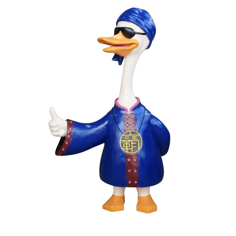 商场迎宾雕塑卡通人物大摆件饭店餐厅酒店烤鸭店铺门口装饰吸引人