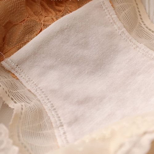 2024新款中腰内裤女士夏季薄款透气棉裆性感网纱无痕包臀三角底裤