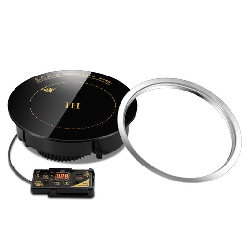 乐浦商用火锅电磁炉镶嵌式嵌入式方形328mm线控大功率大火力3000W