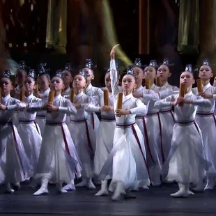 儿童演出服壮志少年行舞蹈汉服国学服朗诵古典舞男女童国风书简舞