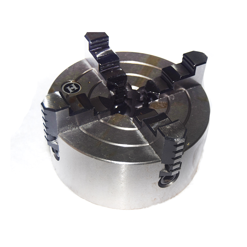 家用车床配件四爪卡盘高精度125mm/160mm 佛珠机单动卡盘夹具爪盘
