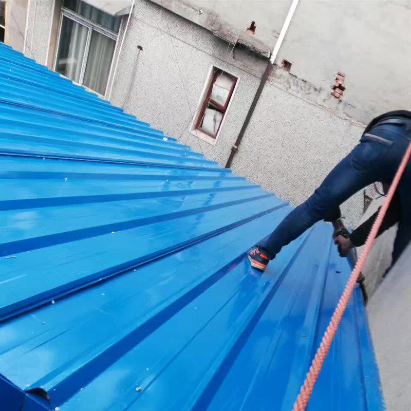 彩钢隔热活动板房钢结构彩钢瓦泡沫板防火岩棉板盖屋顶搭棚子