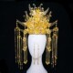 新娘饰品凤冠古装 l皇古典戏曲京剧戏剧宫廷发冠娘娘中式 凤冠霞披