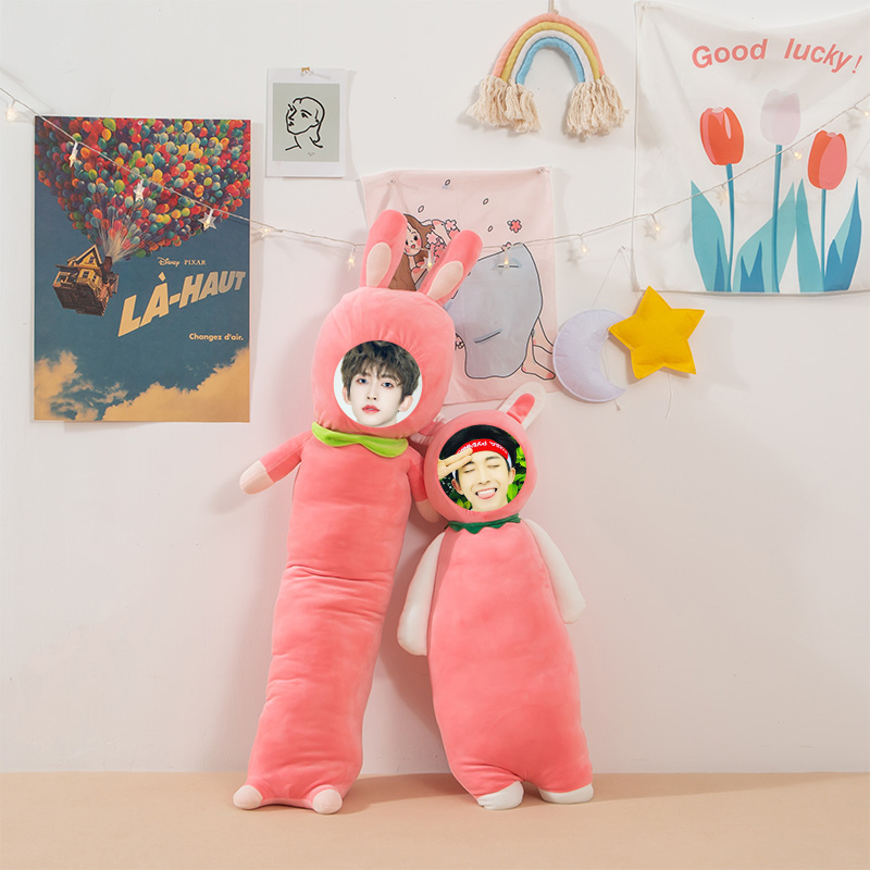 人偶娃娃玩偶睡觉抱diy定制人脸公仔可印照片情侣人形抱枕送男友