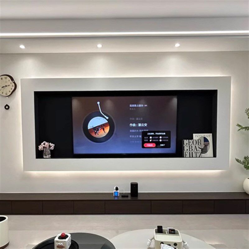 悬浮定制不锈钢壁龛内嵌框嵌入式金属壁龛客厅7585寸电视机背景柜,家装主材,壁龛,淘宝优惠券,粉丝福利购,淘宝优惠卷
