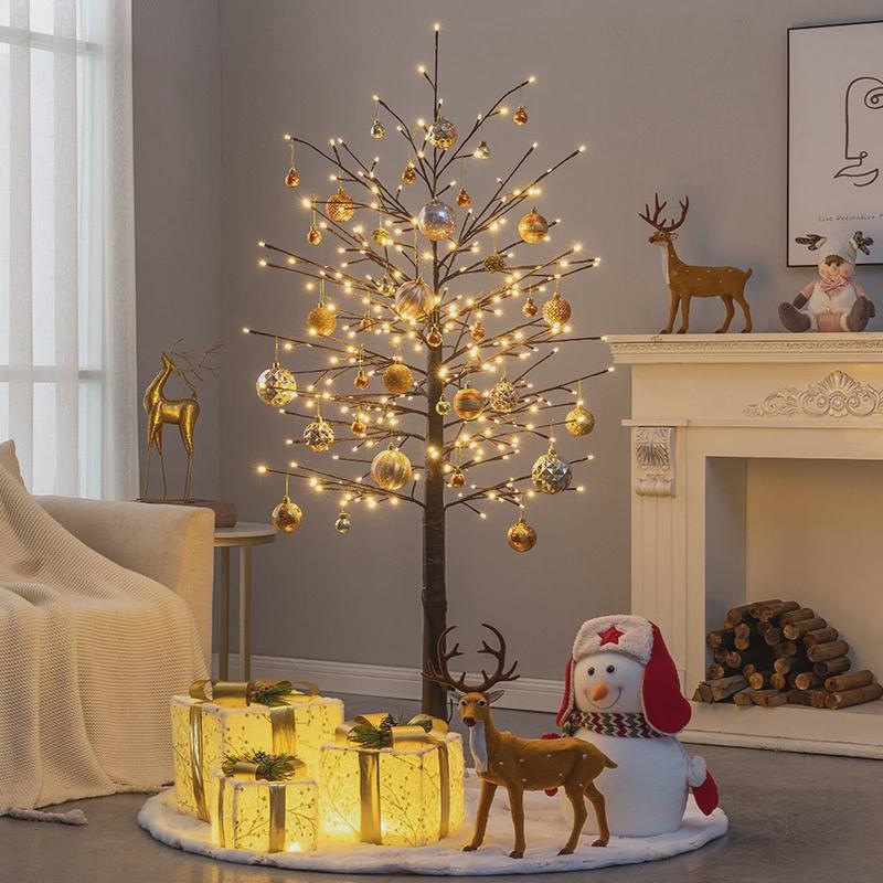 圣诞装饰发光树新款圣诞树商场酒店大厅美陈装饰灯树摆件家用客厅