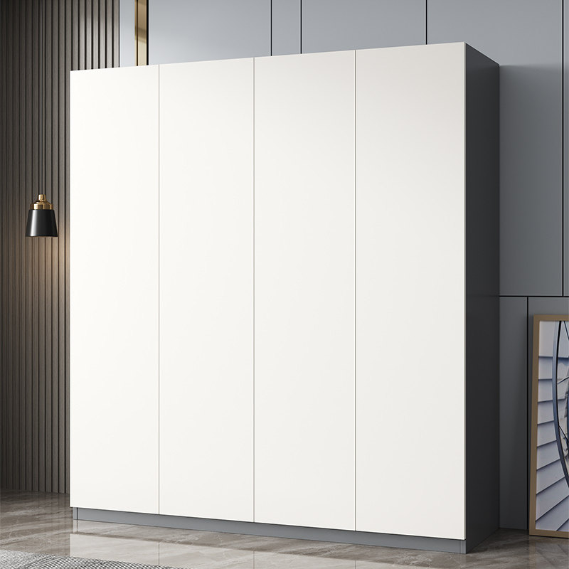 全铝整板a家具衣柜收纳家用卧室铝合金衣柜全屋定制免拉手金属衣