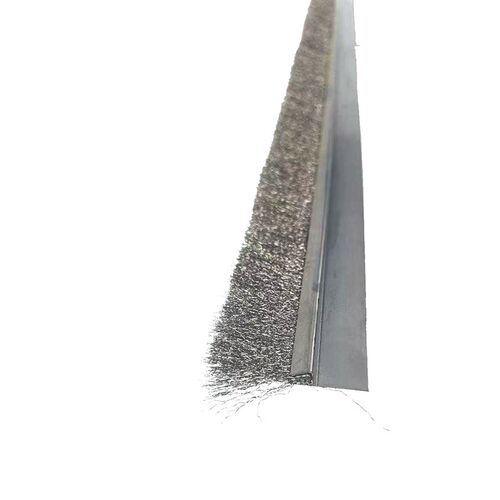 密封钢刷304不锈钢钢丝刷滤网清洁毛刷工业用条刷可定制