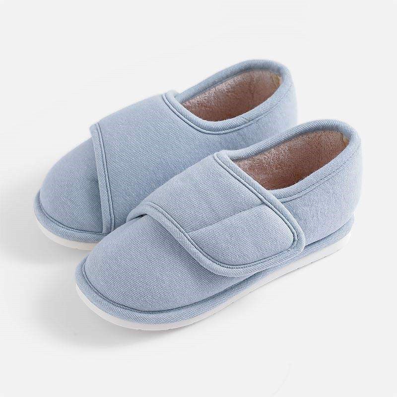 家用奶奶防滑软底拖鞋棉奶奶女家居包跟加K厚底专用奶奶老年人老