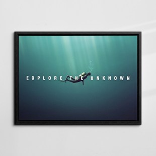 装饰画有框画挂画墙壁画版画插画励志外企公司配画办公室会议室