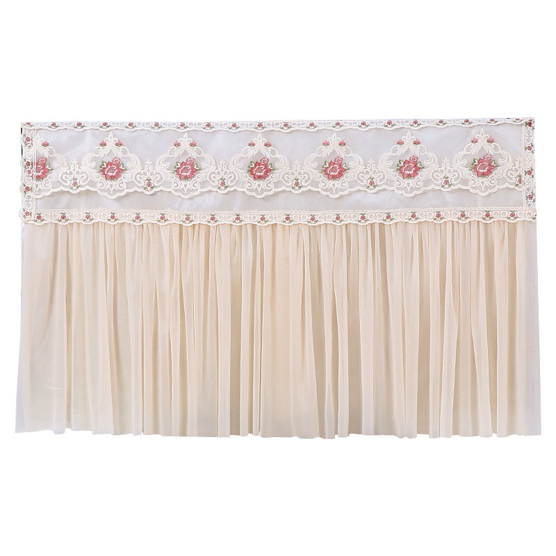 55寸液晶电视机罩防尘罩套蕾丝布艺防尘布开机不取盖布65包边挂式,居家布艺,电视机罩,淘宝优惠券,粉丝福利购,淘宝优惠卷