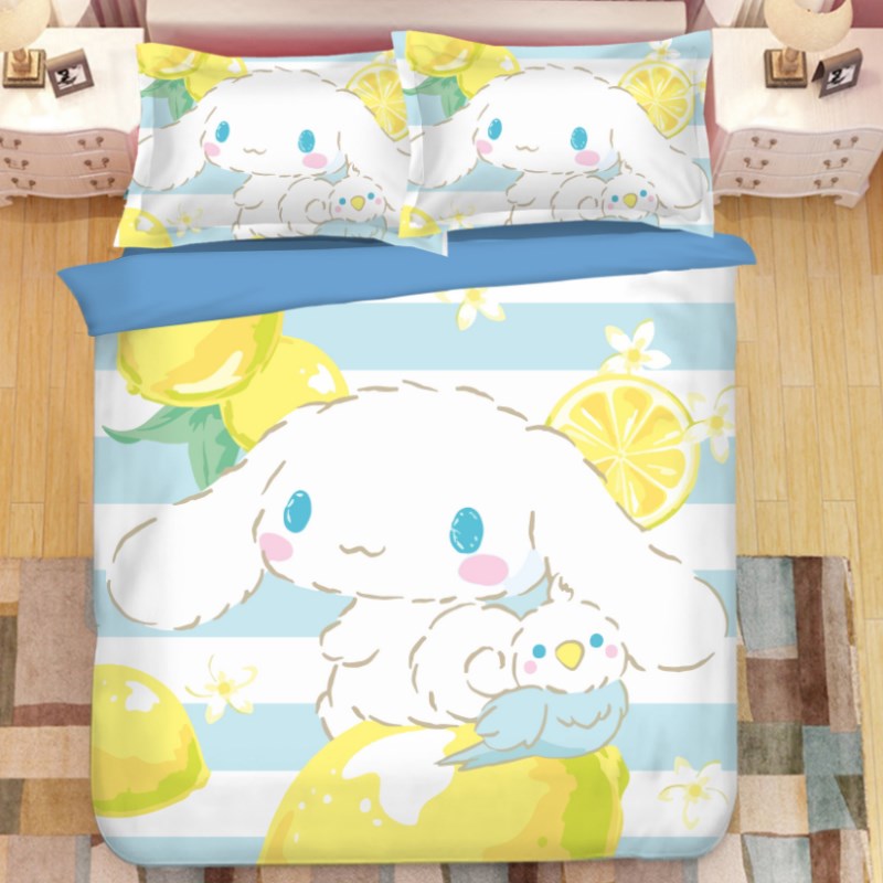 1三件套5图床上用品卡通.印米笠.床床单玉桂狗款1儿童件套四8学生
