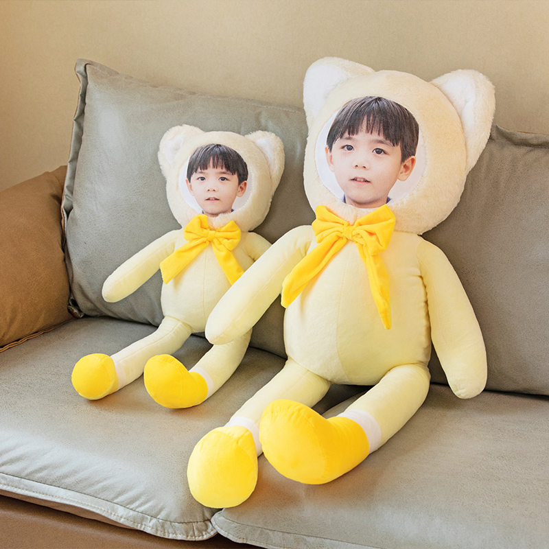 人形玩偶定制真人娃娃公仔人脸照片情侣睡觉抱diy头像抱枕送女友