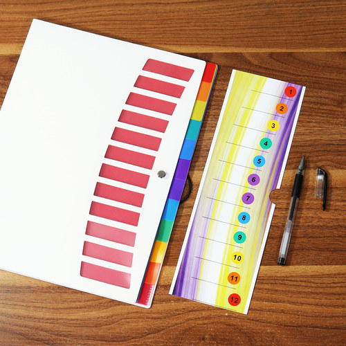 夹子乐谱多页活页翻页册多层插页文件夹夹卷子收纳a4手写资料分类