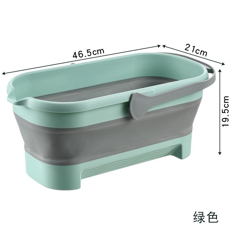 手提拖把塑料桶拖洗折叠洗衣把桶桶家用拖地桶长方形水桶盆大容量