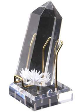 客厅有机玻璃欧式小号水晶底座矿石展示架亚克力底座托水晶柱底托