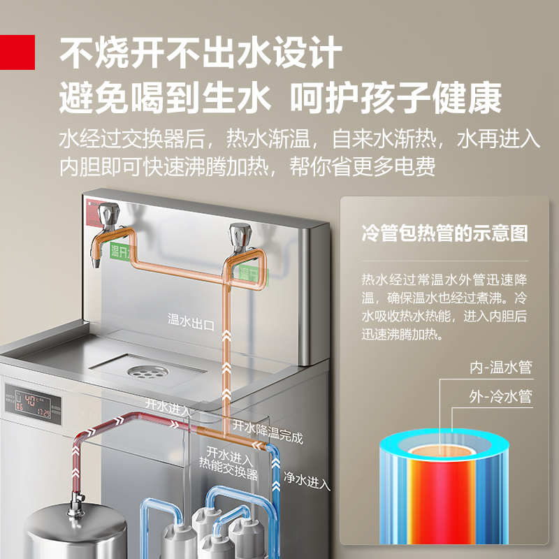 学校水器水器开学校全自动幼儿园饮水机仕玛商用德烧