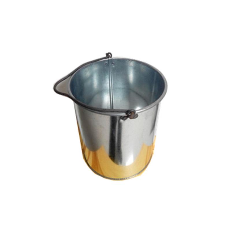 不锈钢水桶手提式家用储水用铁桶商用井水打水桶吊水桶提水桶铁皮