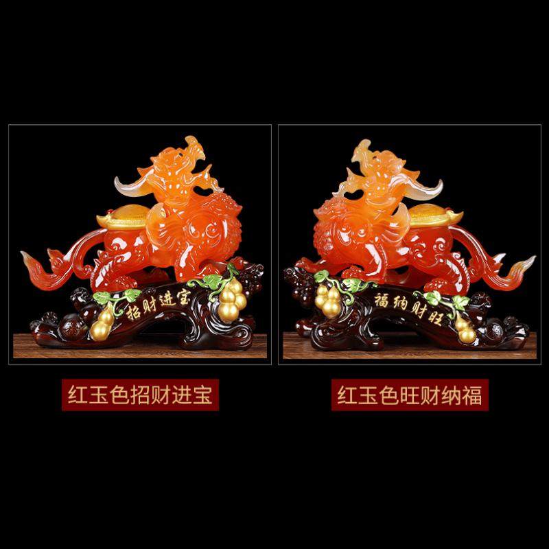 店里家中门面一公一母貔貅摆件新店开业送什么礼物搬家买