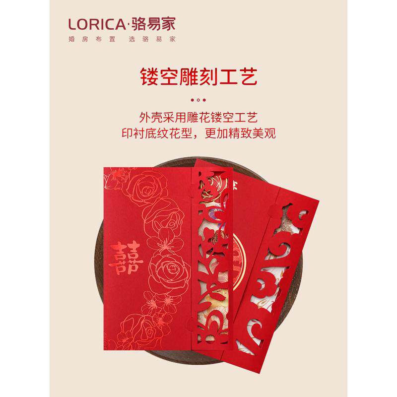 骆易家繁花似锦结婚请柬婚礼请帖婚宴邀请函大气高级感喜帖子