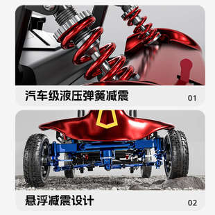 掌中鸟老人代步车电动四轮轻便折叠新款小型老年旅游便携式助力车