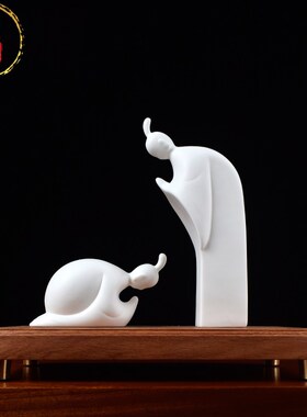 威弗列德教师节毕业送老师陶瓷礼品白瓷授L业解惑人物桌面家居摆