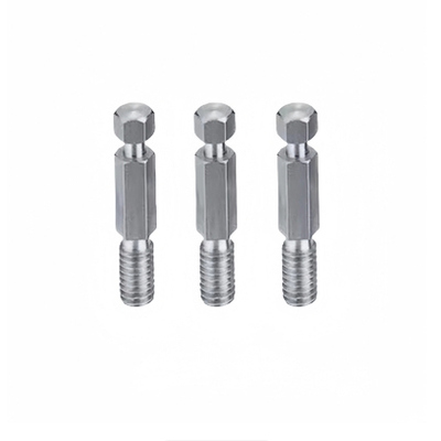 六角型粗牙镀镍FFK11 拉伸弹簧用支柱 PDSPO3/4/5/6/8/10/12