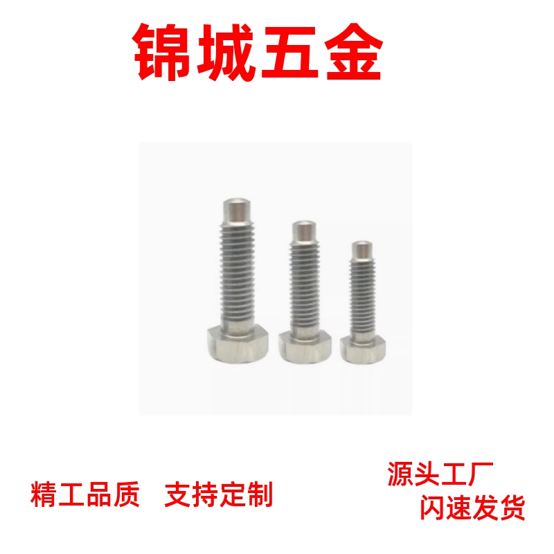 不锈钢定位螺栓STBAS4/5/6/8/10/12 外六角头螺纹凸端R角型PBE06