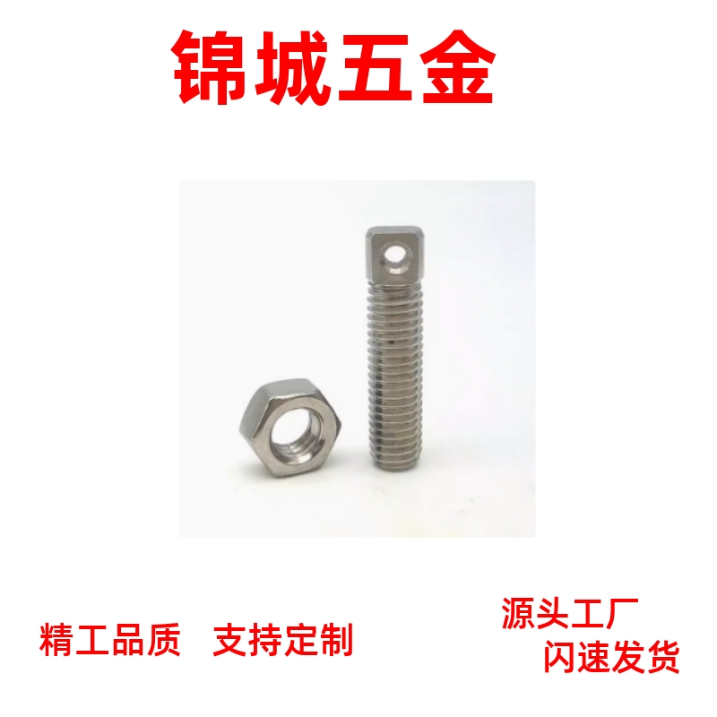 弹簧用支柱 FFE11两平面颈部全螺纹型304 SAIPOZ3/4/5/6-10/15/20