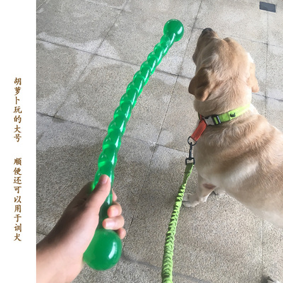 狗狗玩具拉布拉多金毛柯基耐咬球磨牙棒小中大型犬宠物训练洁齿球