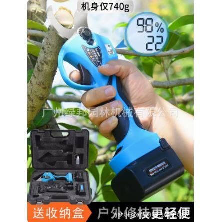 舒畅电动修枝剪 柑橘园果树锂电剪枝机 一体式电剪背式电剪高枝剪
