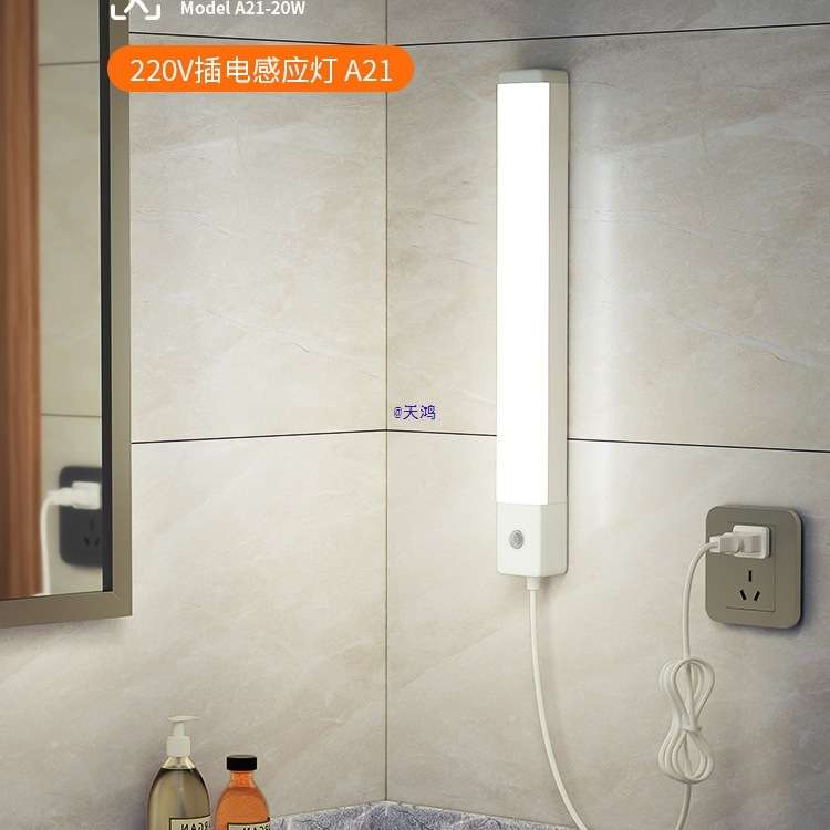 插电式人体感应灯人来即亮人走即灭新型220夜间自动入户门卫生间