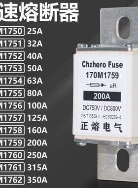 170M1756 170M1755 170M1754熔断器170M1753 170M1751 170M1750