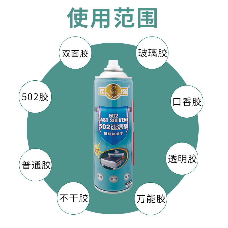 热销佳强502胶水速溶剂强力脱胶水解除不干胶洗漆雕刻机清洗帮手