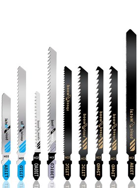 热销精品曲线锯条加长细粗齿防崩边爆木工塑料铁铝机用T101AO电动