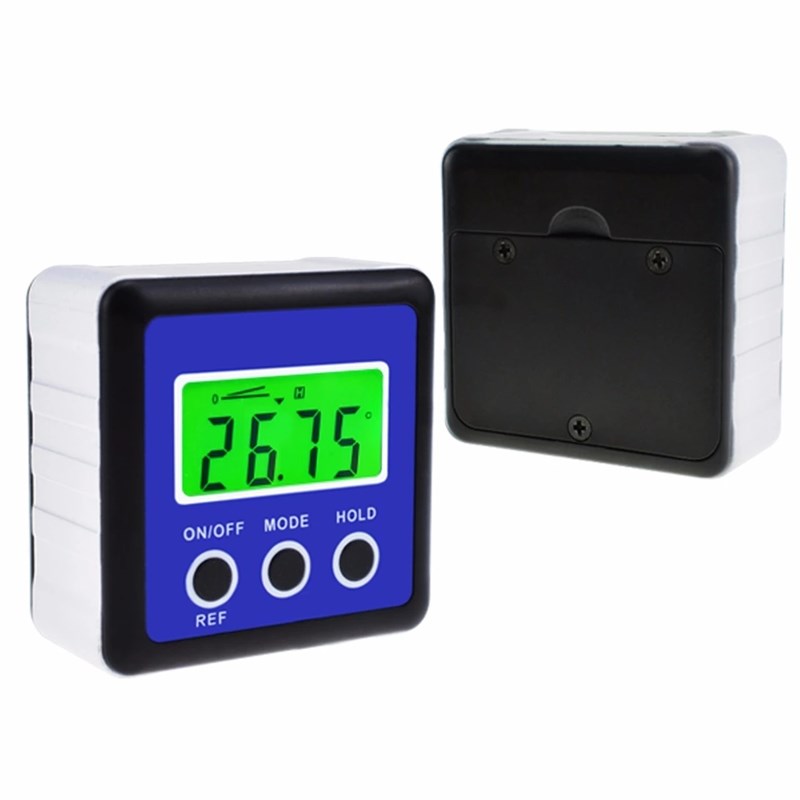 热销上海量具坊 带磁数显倾角仪 角度尺 水平仪尺量角器 坡度仪红