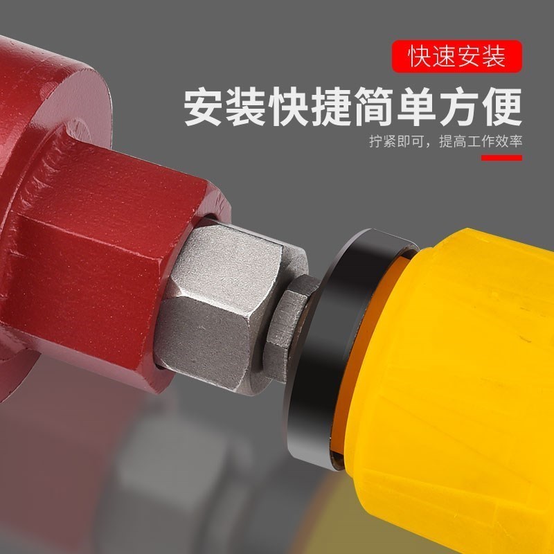 热销热销电锤冲击钻连接杆转n水钻冲击钻墙壁开孔器转换接头水钻