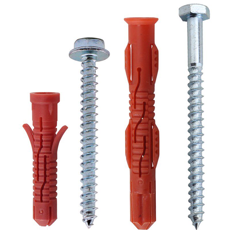 热销电视挂架膨胀螺丝 加气砖空心墙液晶电视机支架塑料膨胀管10m